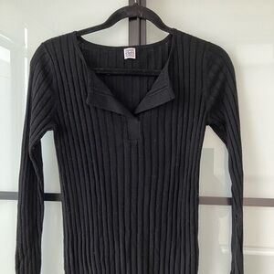 Toteme Avresa Black Knit Sweater